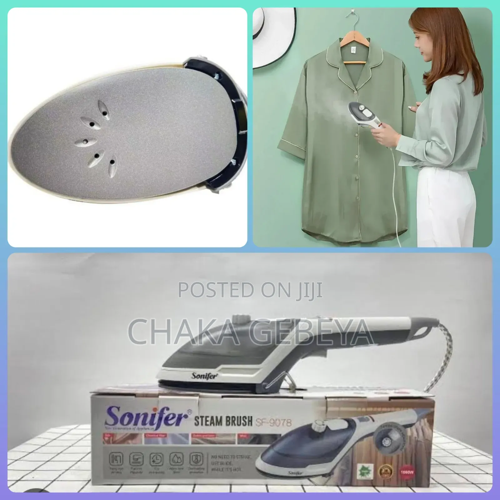 Handheld Clothes Steamer - For Shirts, Suits, Curtains, Upholstery