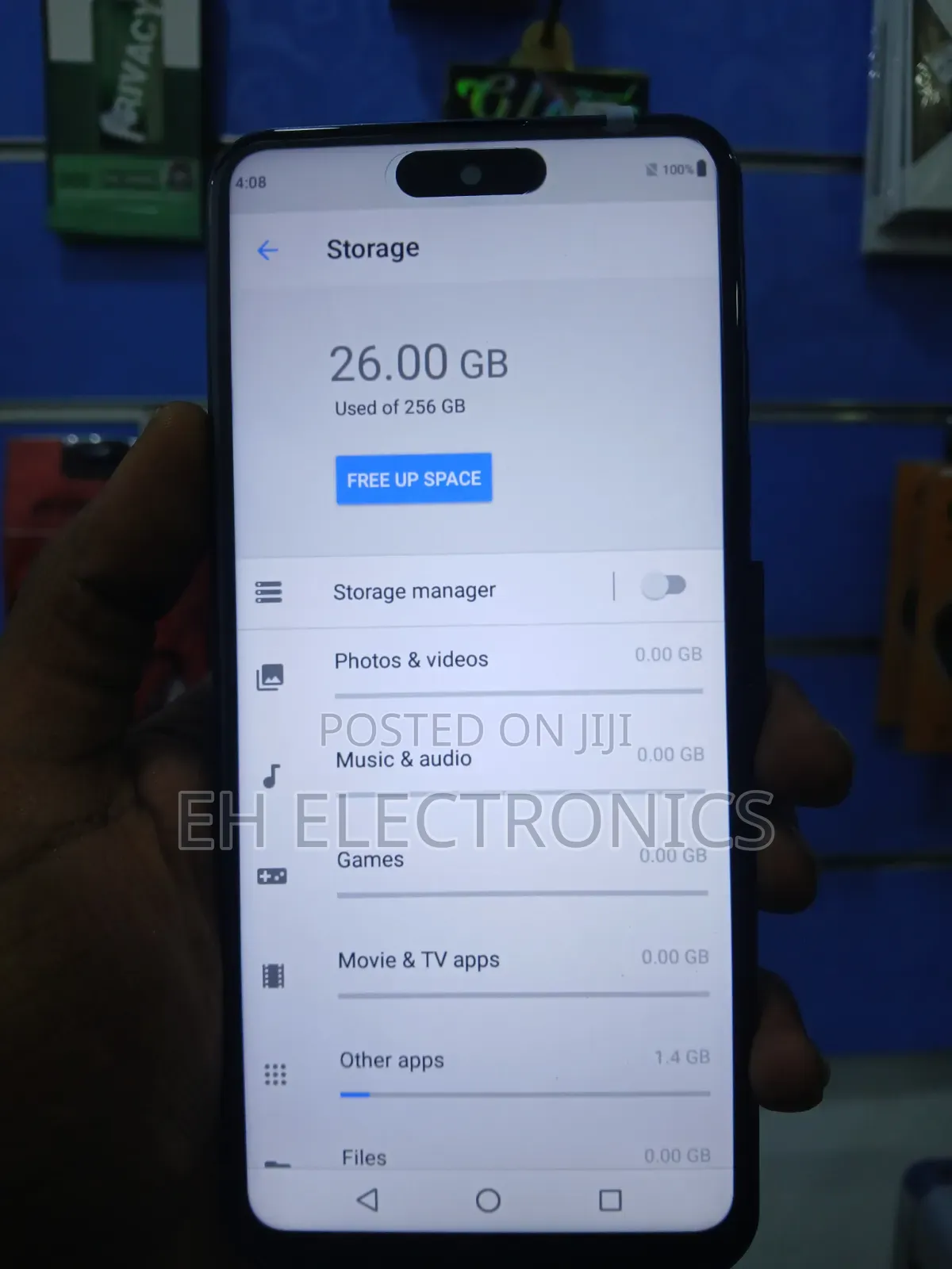 New Mobile Phone 256 GB Blue