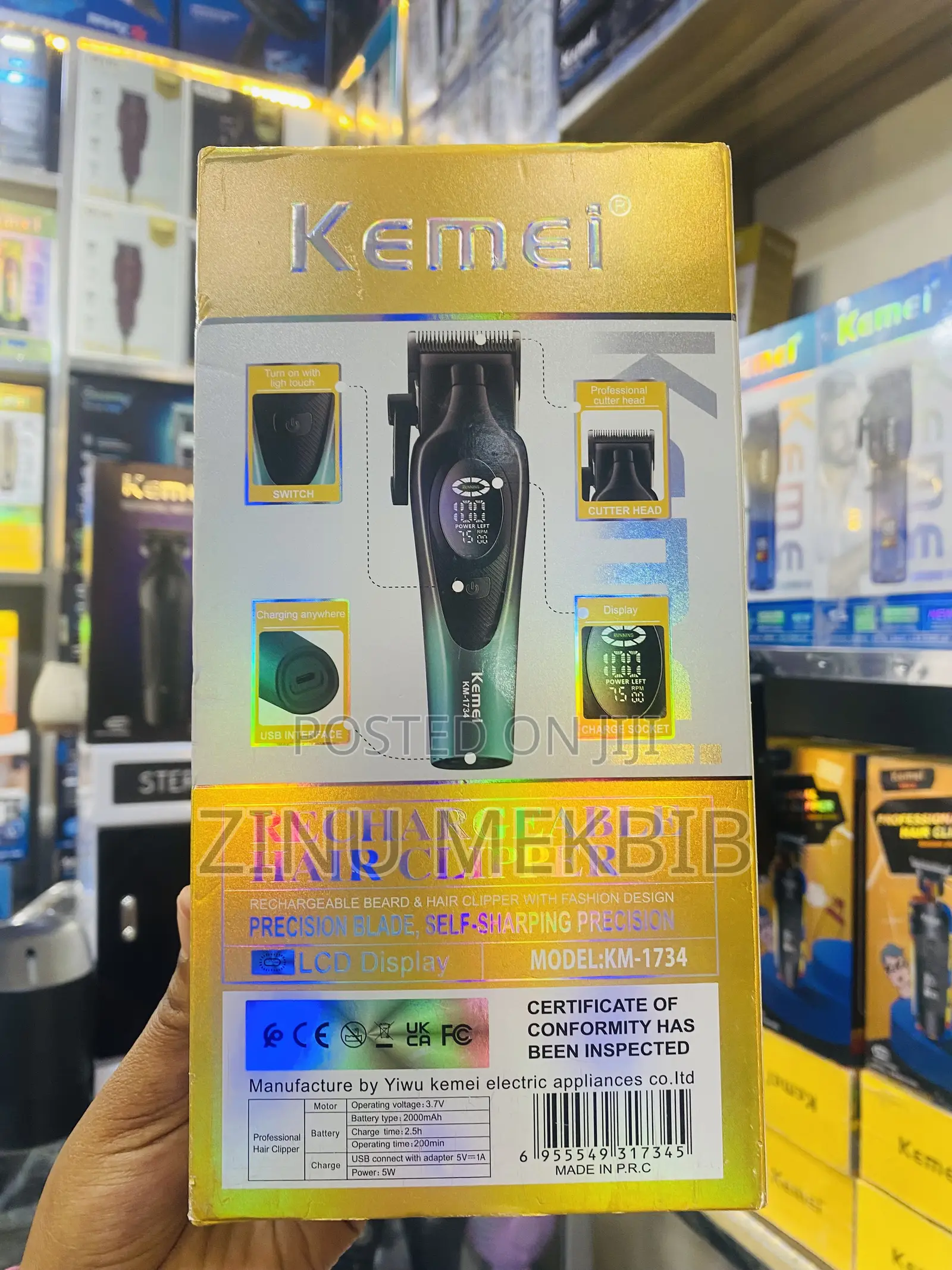 Kemei Hair Clippers And Trimmer