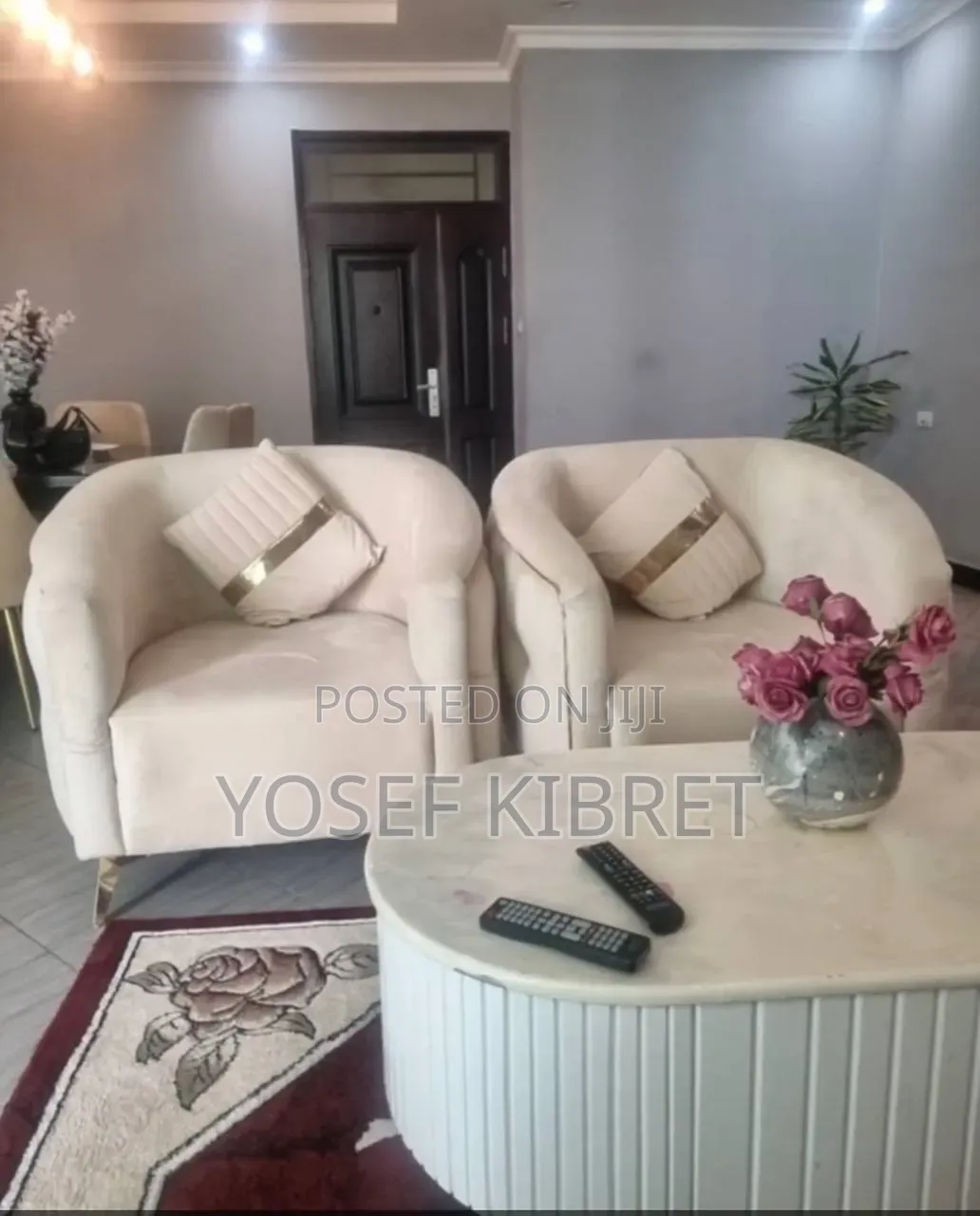 Sofa and Dining Table