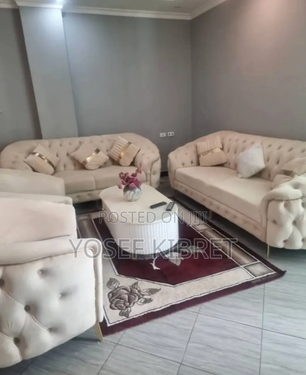 Sofa and Dining Table