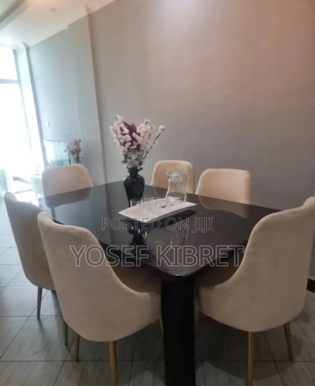 Sofa and Dining Table