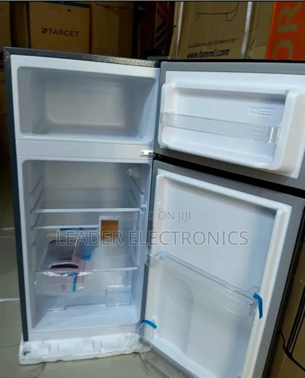 SPJ Double Door Refrigerator (ፍሪጅ) – Compact Energy Saving