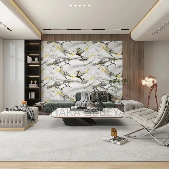 Luxury Modern Wallpaper – Easy Diy Installation, No Glue Needed,