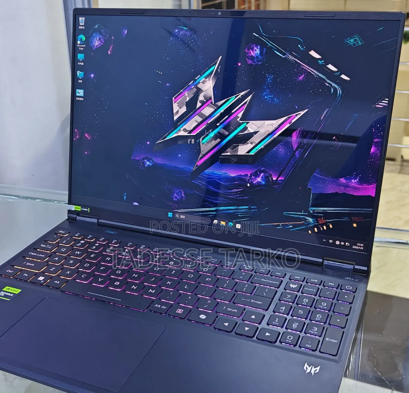 New Laptop Acer Predator Helios Neo 16 16GB Intel Core Ultra 9 SSD 1T