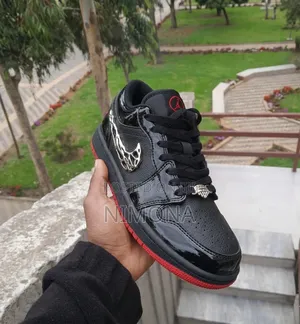 Jordan 1 Low Black Custom Made