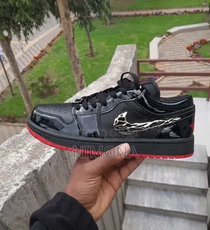 Jordan 1 Low Black Custom Made