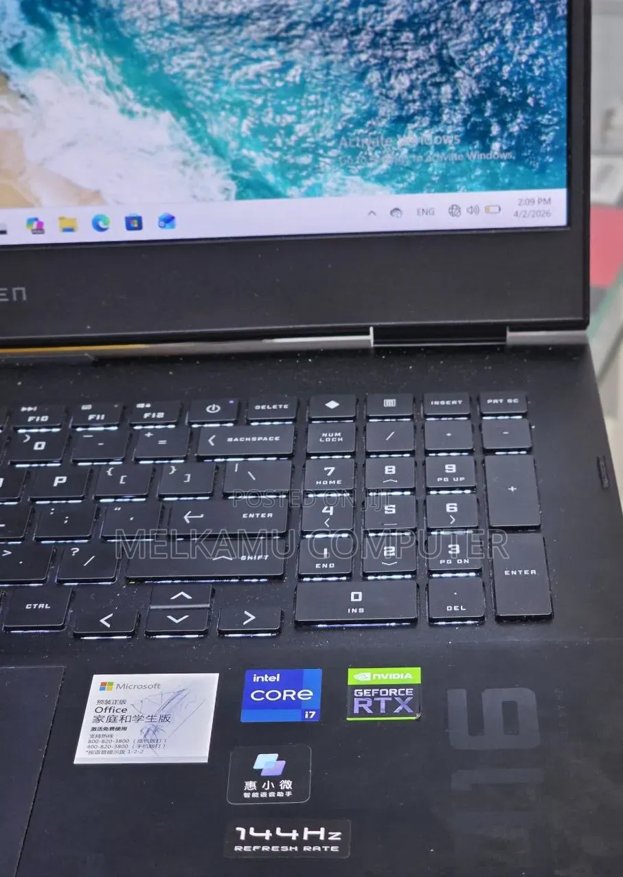 New Laptop HP Omen 16 16GB Intel Core i7 SSD 512GB