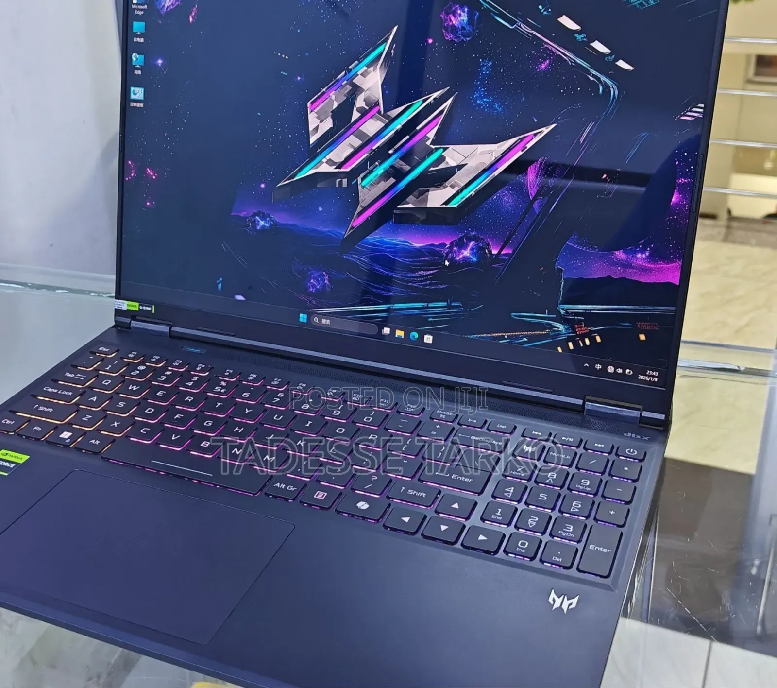 New Laptop Acer Predator Helios Neo 16 16GB Intel Core Ultra 9 SSD 1T