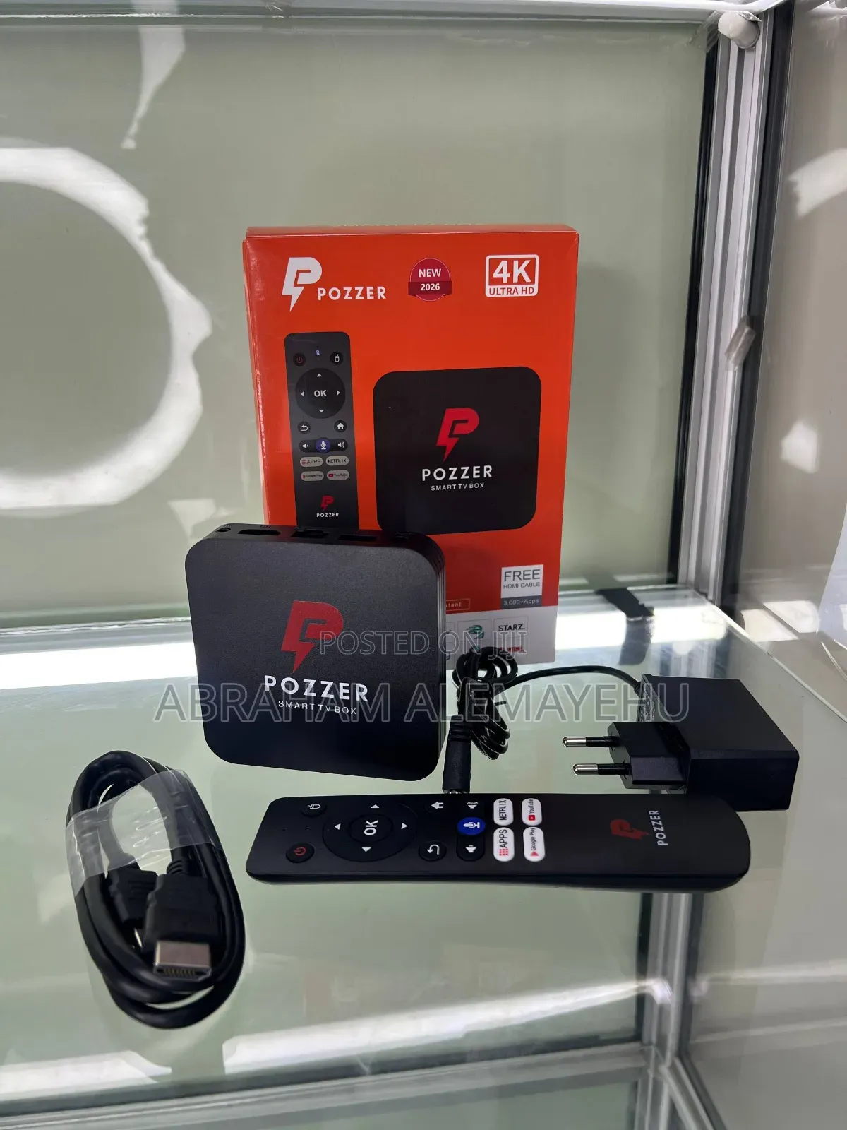 Pozzer 4k Hd Smart Tv Box በአንድ ቦክስ ቴሌቪዥንህን ወደ Smart Tv ይቀይራል