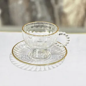 12pcs Royal Design Glassware Tea Cup