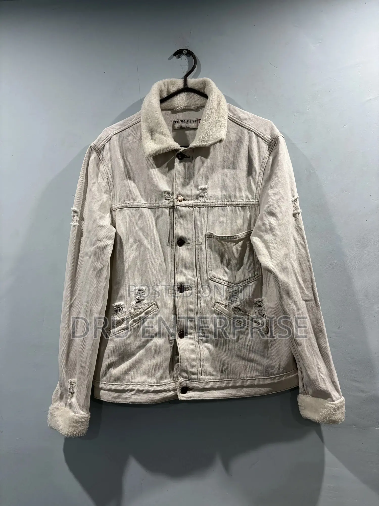 Distressed Denim Jacket