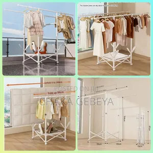 Space-Saver Laundry Rack – Multi-Layer Design, Quick Installation