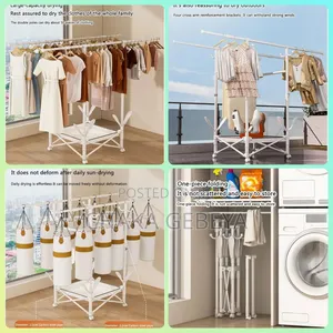 Foldable Clothes Dryer – Holds Many Items, Easy Storage