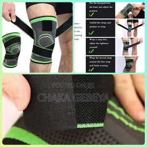 Premium Knee Support With Adjustable Straps–Breathable, Skin-Friendly