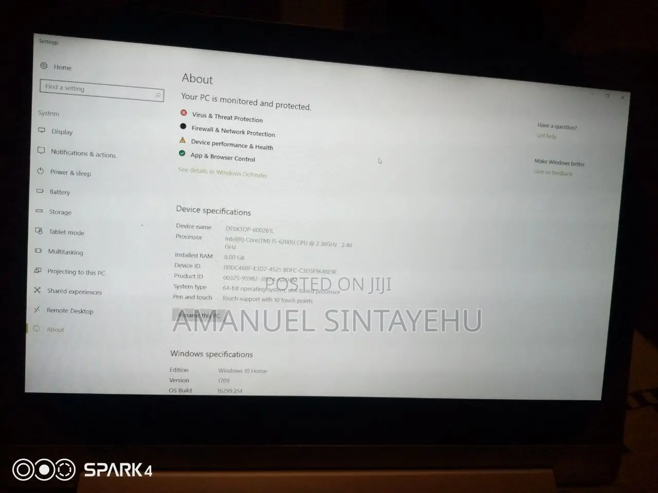Laptop Samsung Notebook 7 Spin 8GB Intel Core i5 SSD 1T