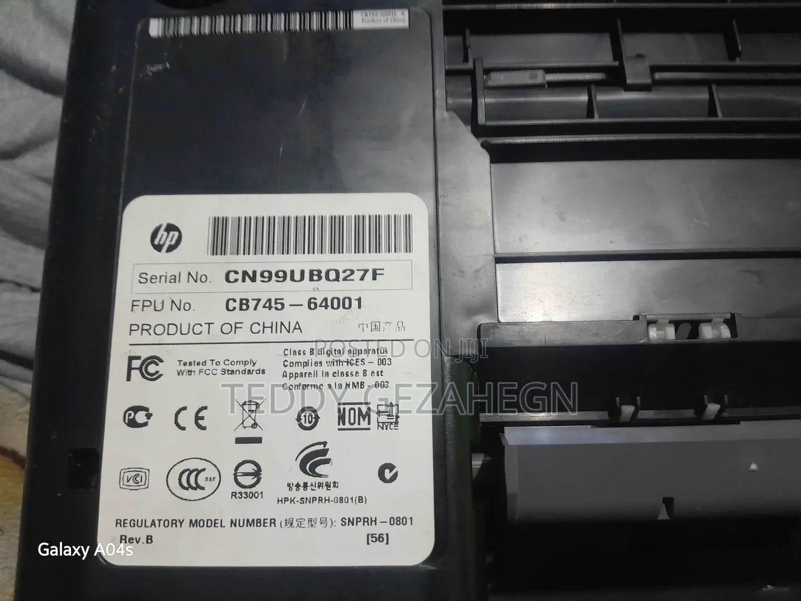 Hp Cn99ubq27f