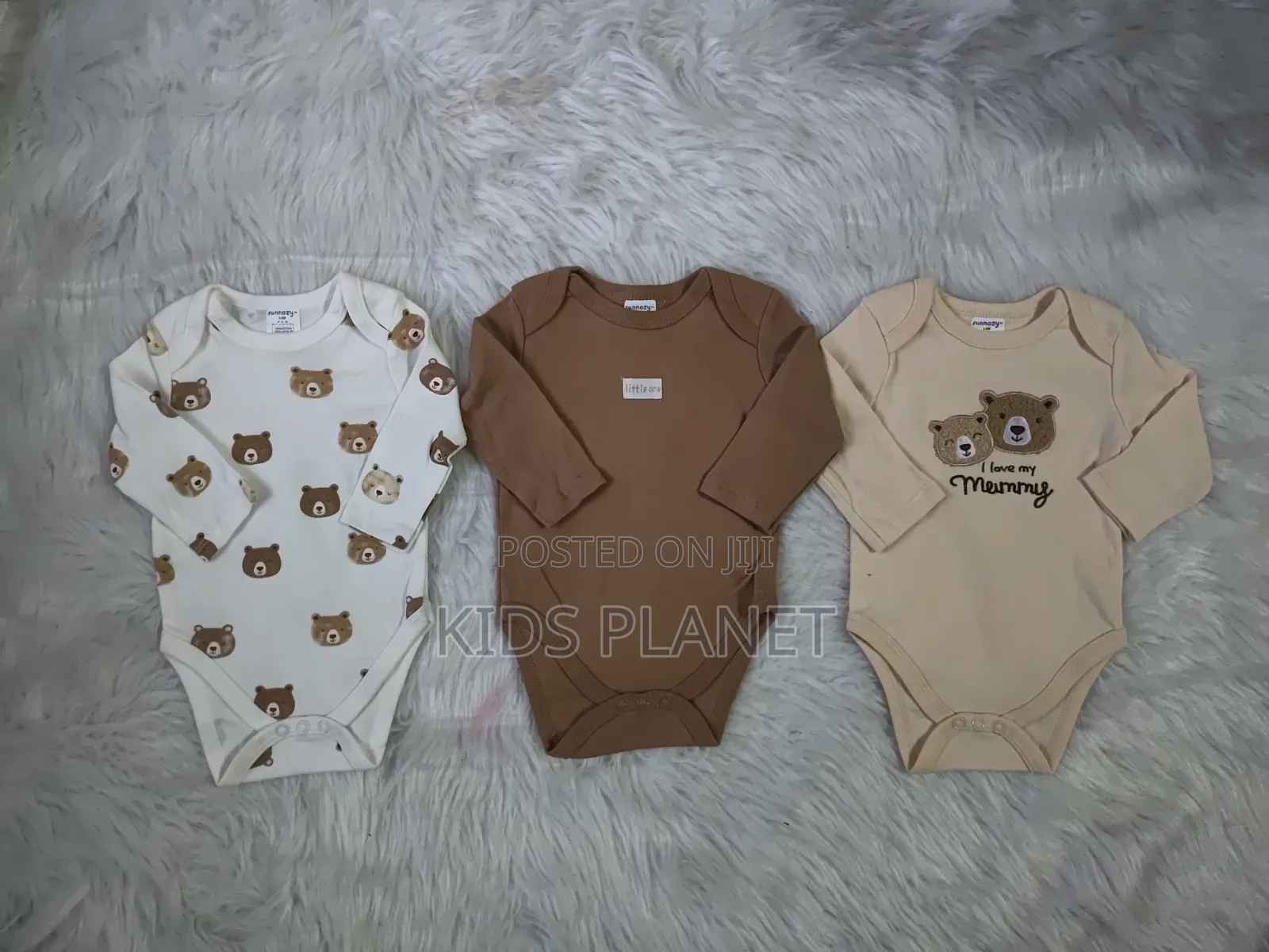 3pcs Set Newborn to 6m Onesies Sunnozy