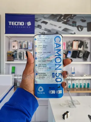 New Tecno Camon 50 Pro 256 GB Black