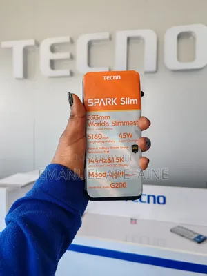 New Tecno Spark Slim 256 GB Black