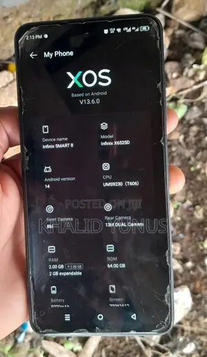 Infinix Smart 8 64 GB Blue