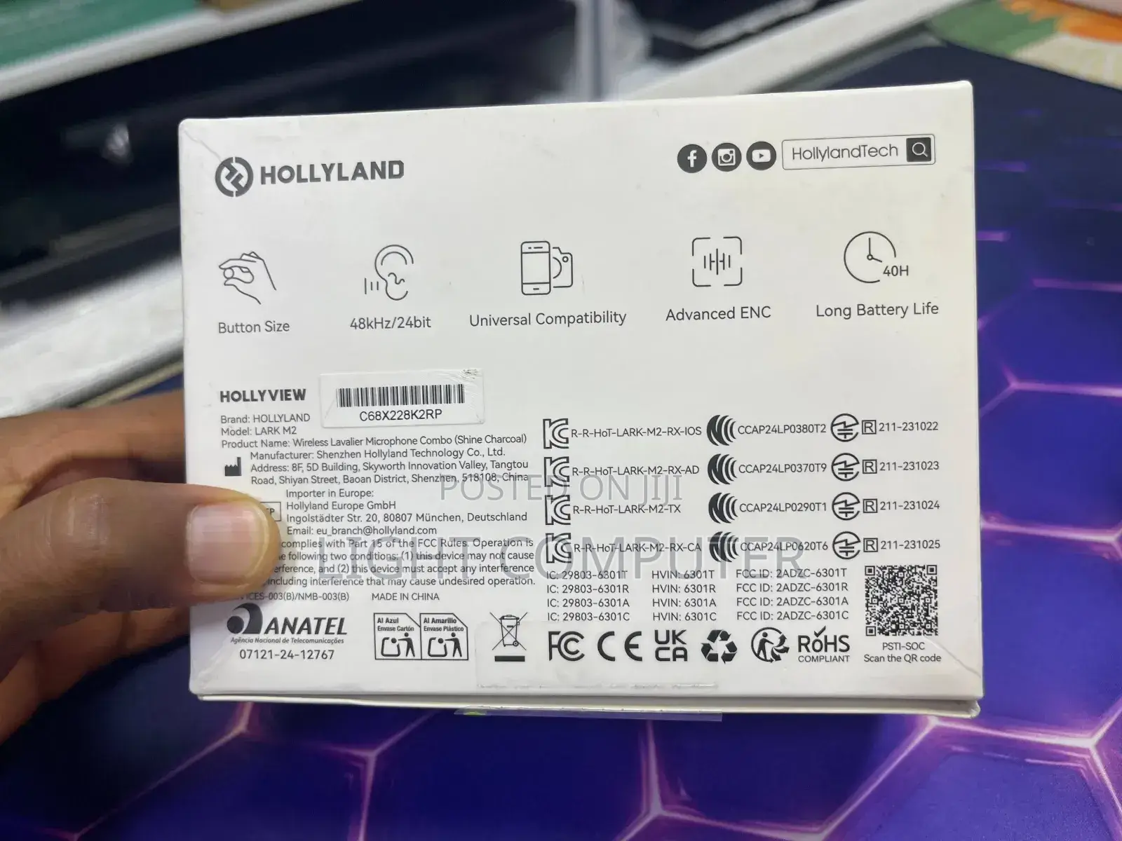 Holly Land Lark M2 Wireless Mic