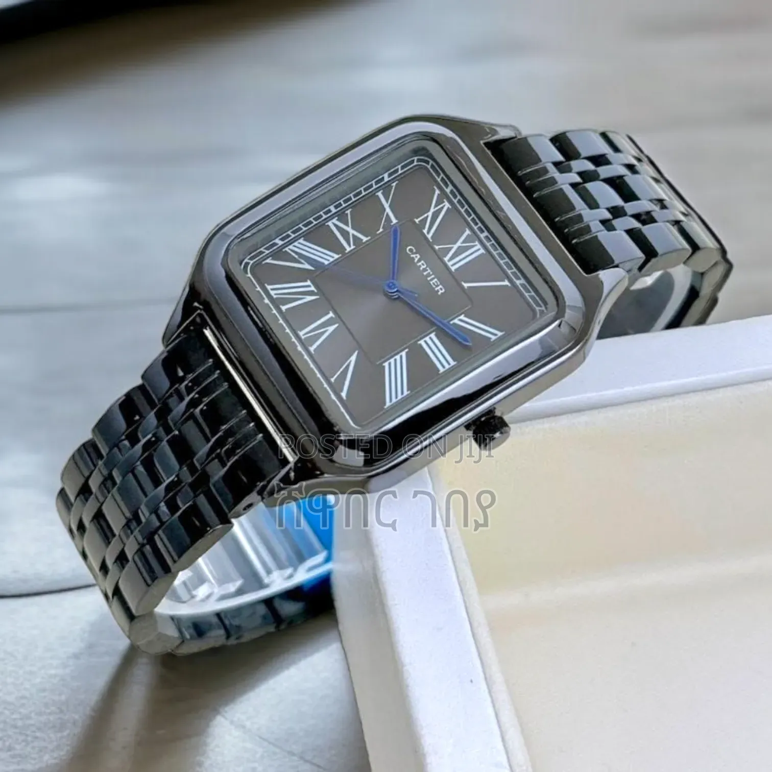 Cartier-Style Black Roman Dial: A Distinguished Retirement Milestone