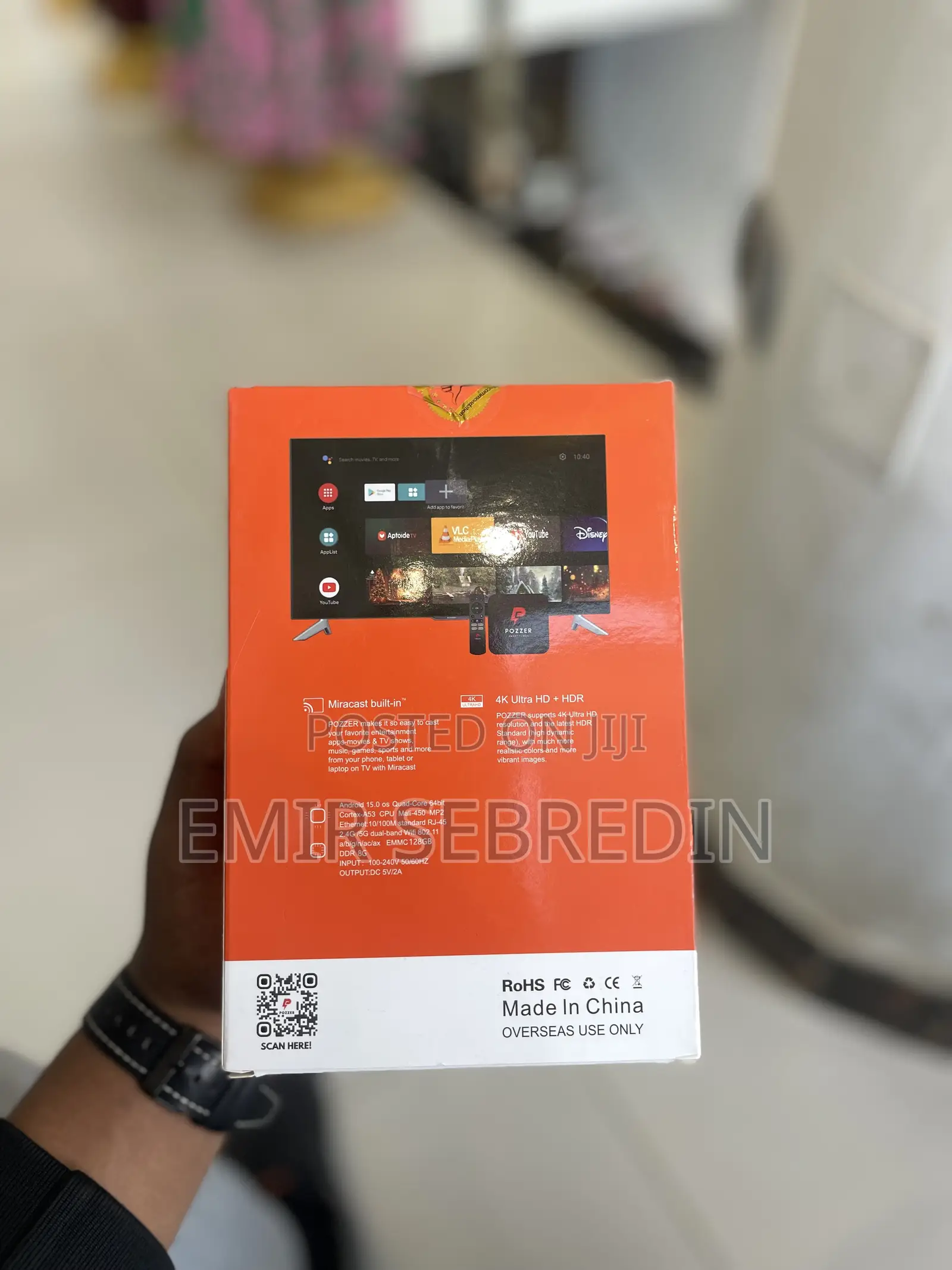 Pozzer Smart Tvbox 128/8gb | 2026