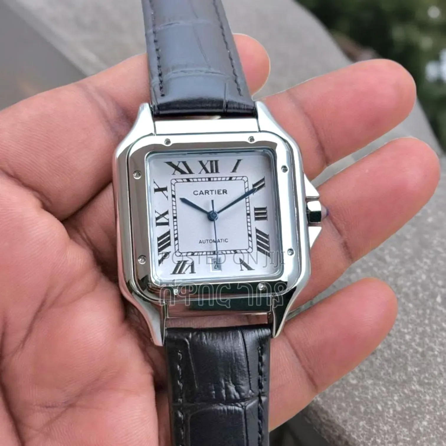 Timeless Cartier Santos Leather Watch: The Perfect Gift for Graduation