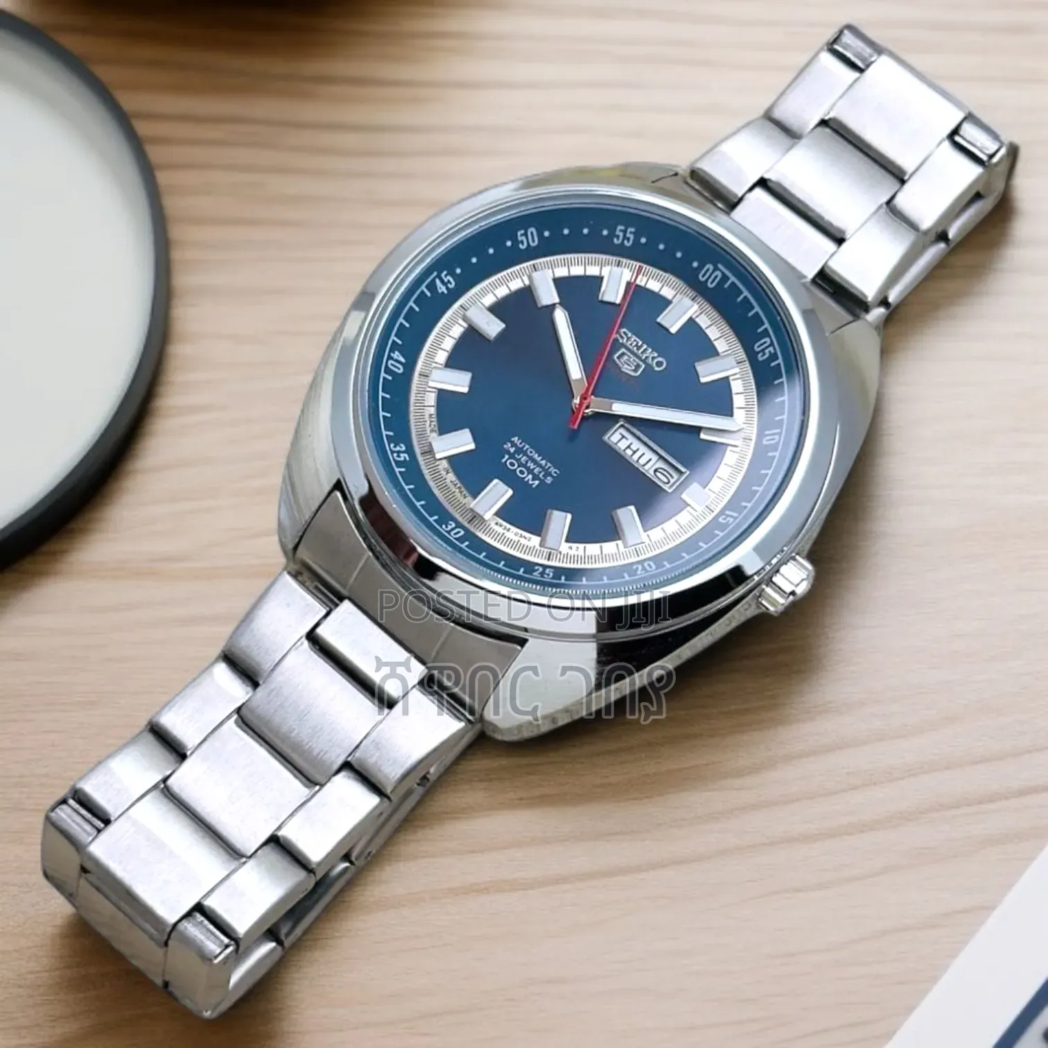 Deep Blue Seiko 5 Sports: Mark Your Promotion With Timeless Precision