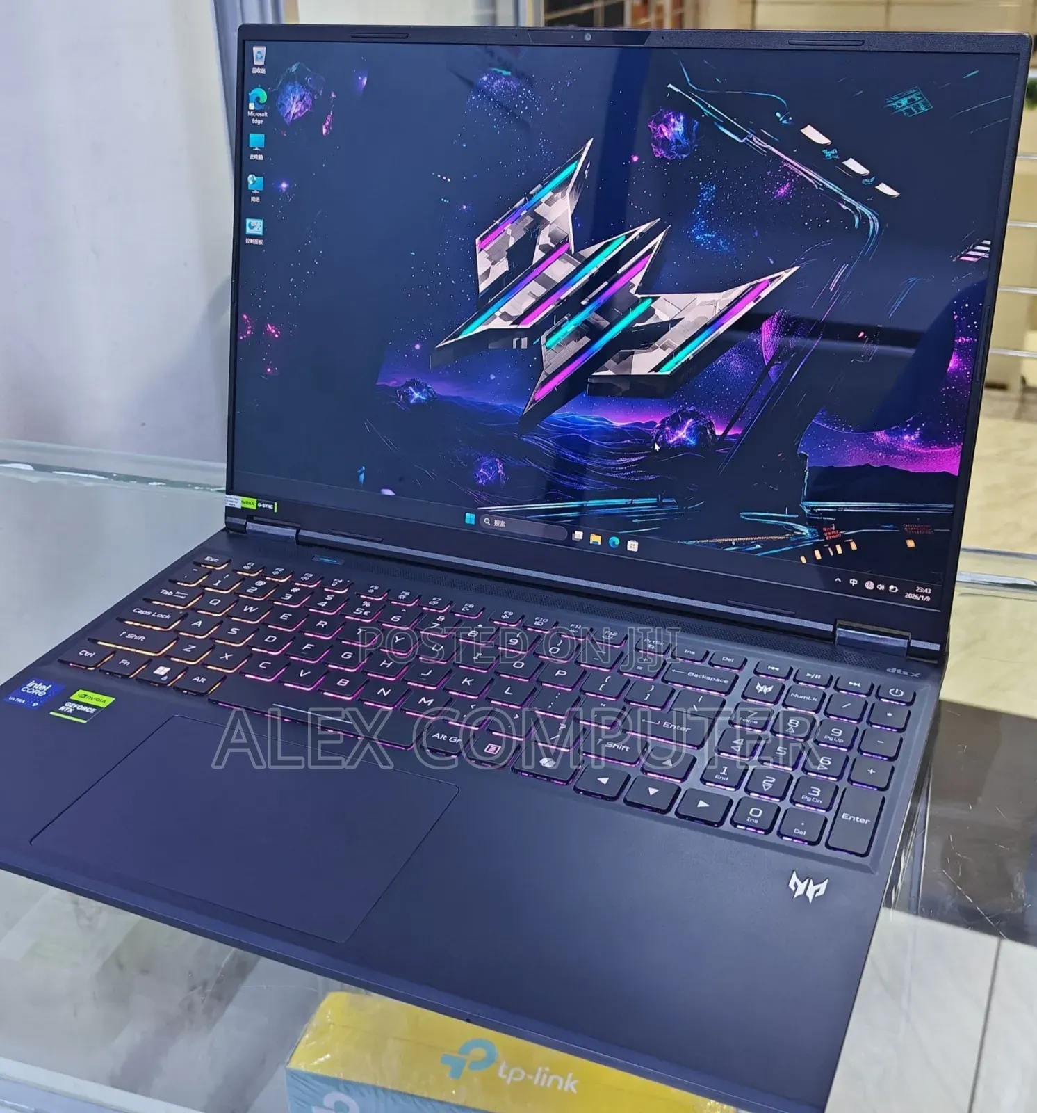 New Laptop Acer Predator Helios Neo 16 16GB Intel Core Ultra 9 SSD 1T