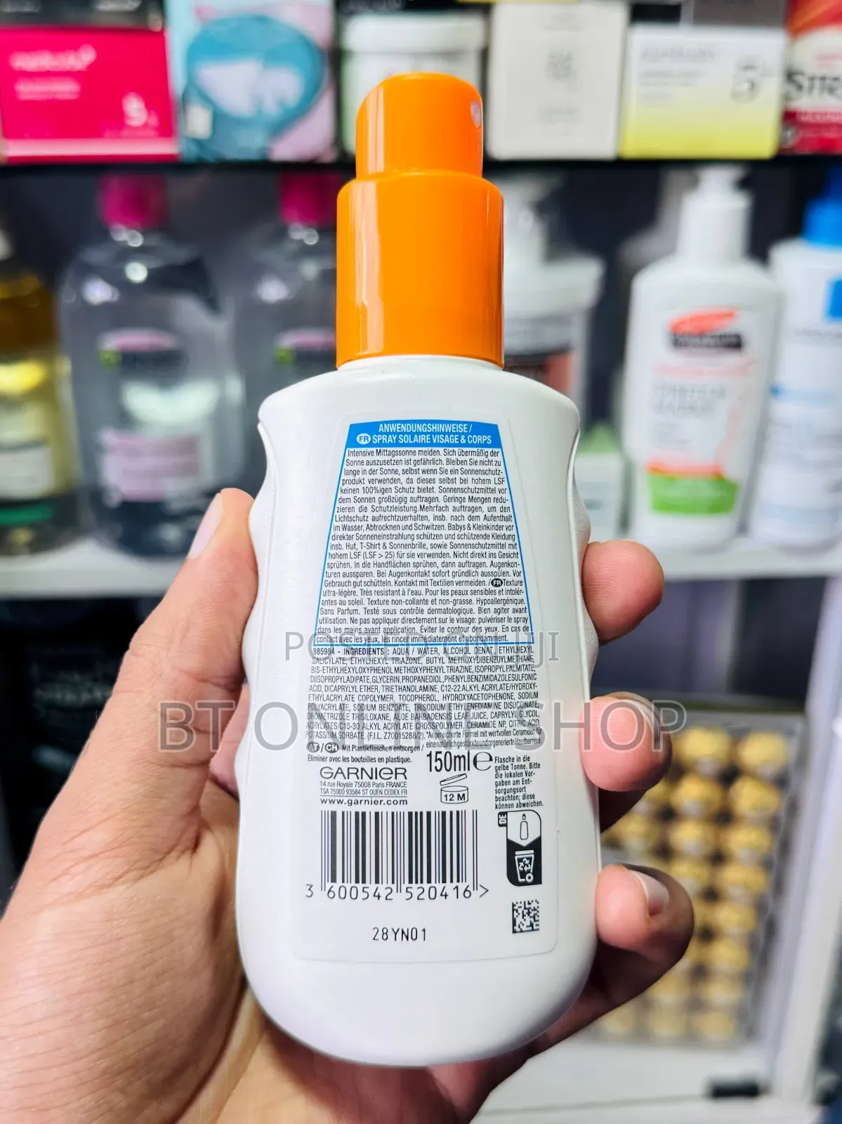 Garnier Ambre Solaire Sensitive Expert+ Milk Body Lotion Spf