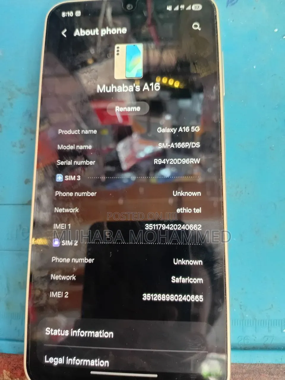 Samsung Galaxy A16 5G 128 GB Gray