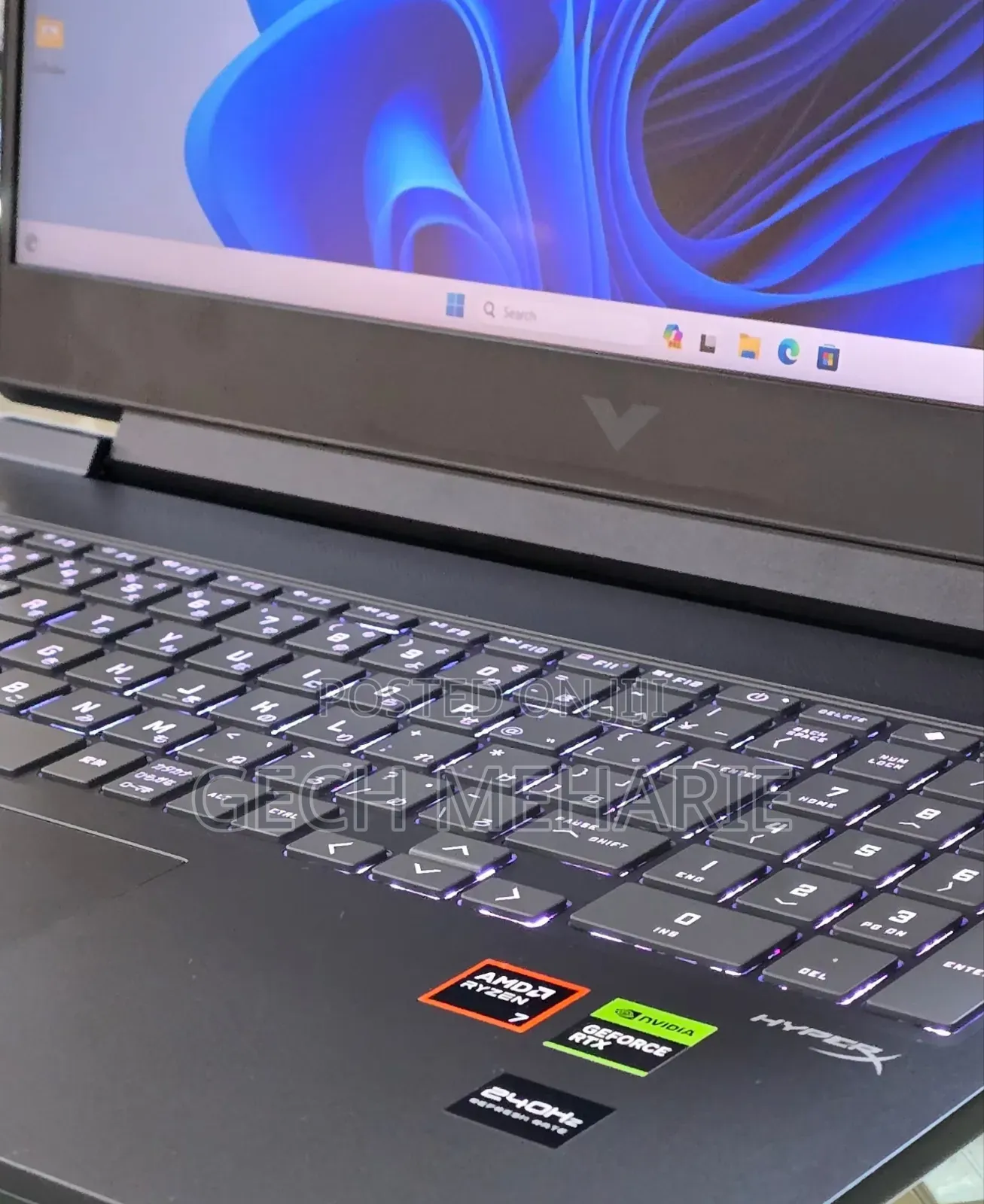 New Laptop HP Victus 16 16GB AMD Ryzen 7 SSD 1T