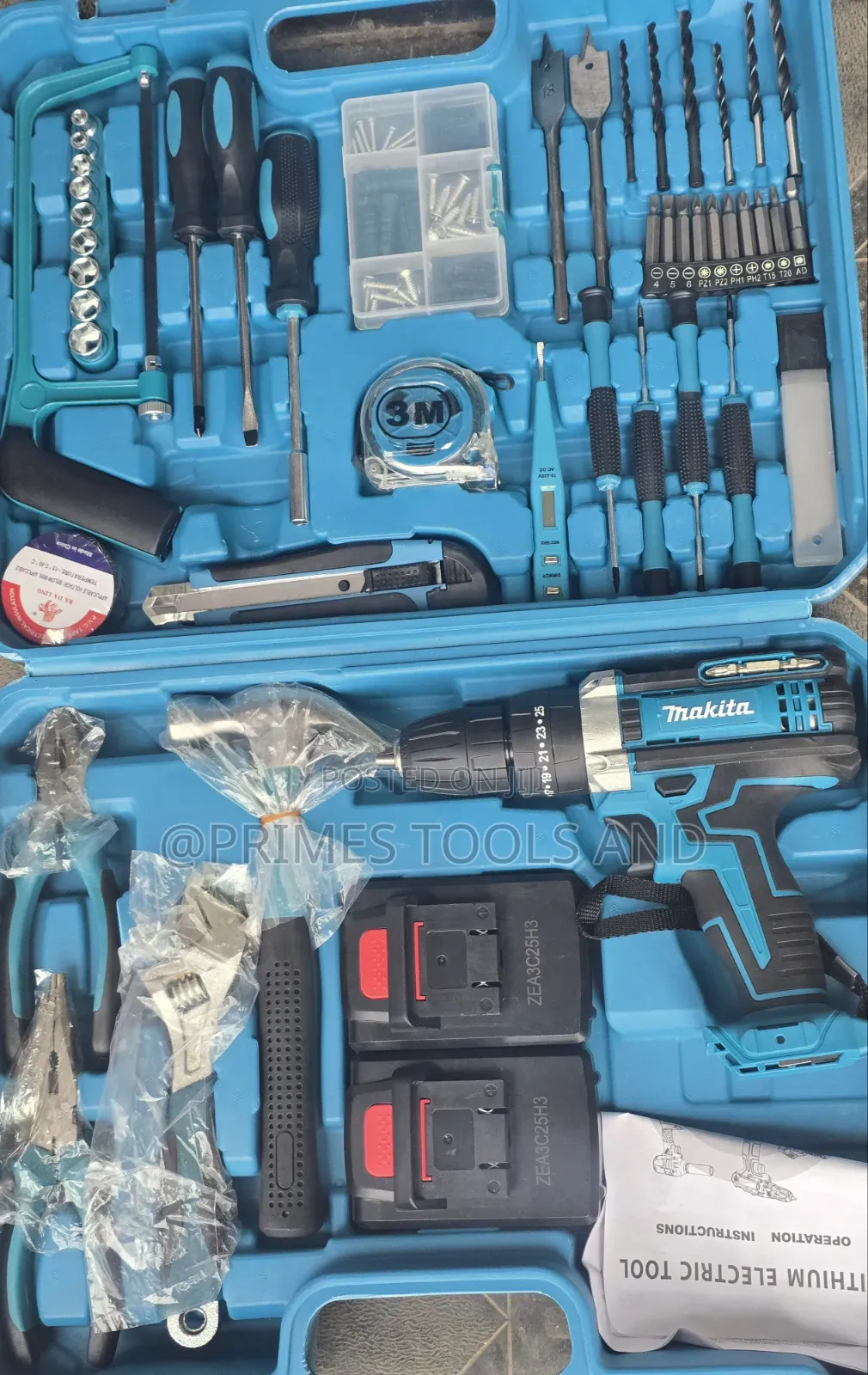 Makita Cordless Drill Set 21v Lithium Electric