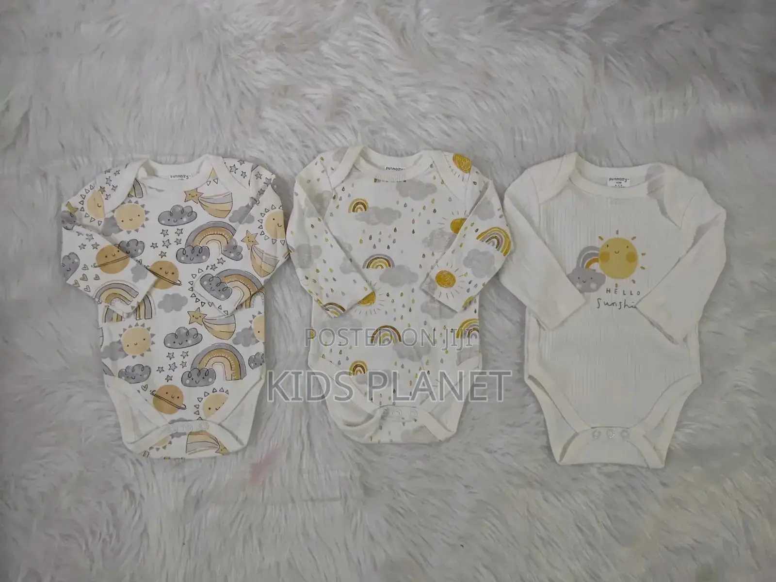 3pcs Set Newborn to 6m Onesies Sunnozy
