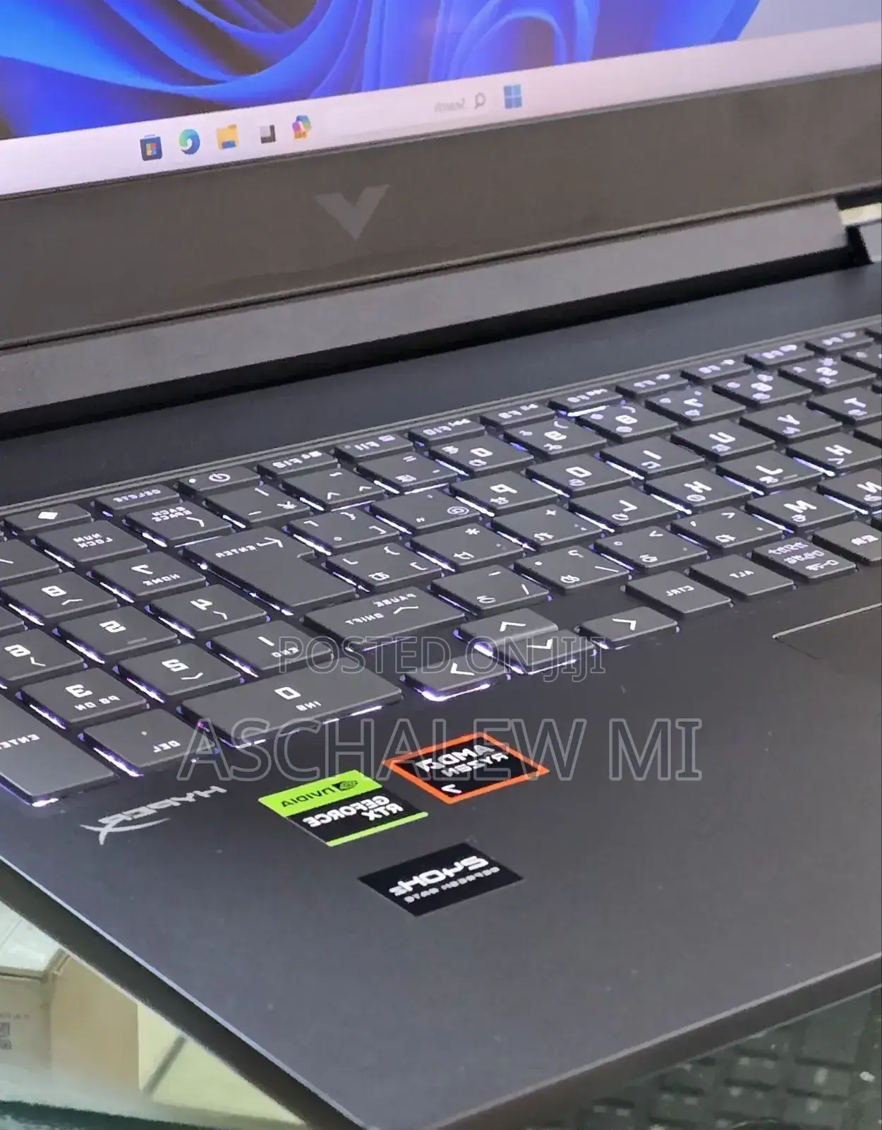 New Laptop HP Victus 16 16GB AMD Ryzen 7 SSD 1T