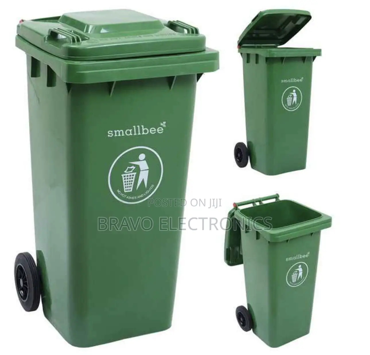 100l Garbage Bin | Large Capacity Trash Can | Strong Plastic