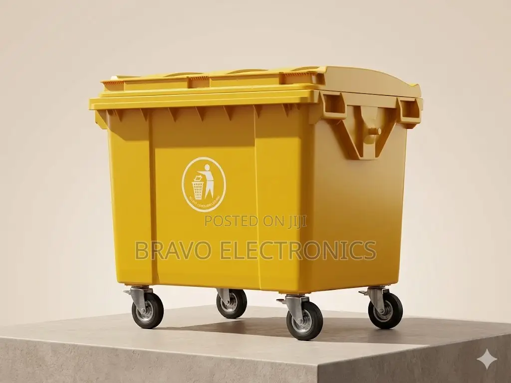 660l Garbage Bin | Heavy Duty Waste Container | Large Capacity