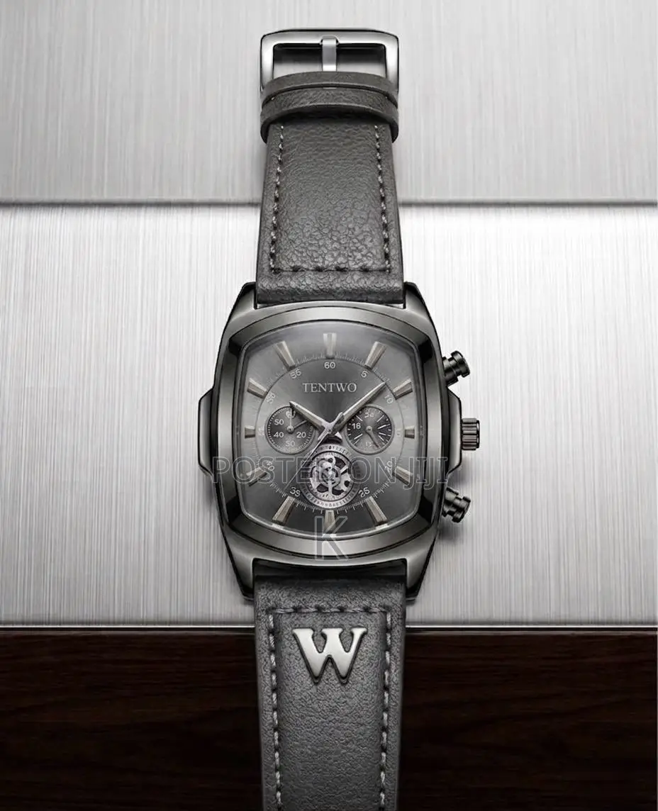 Tentwo Men's Watch Features a Square Stainless Steel Case