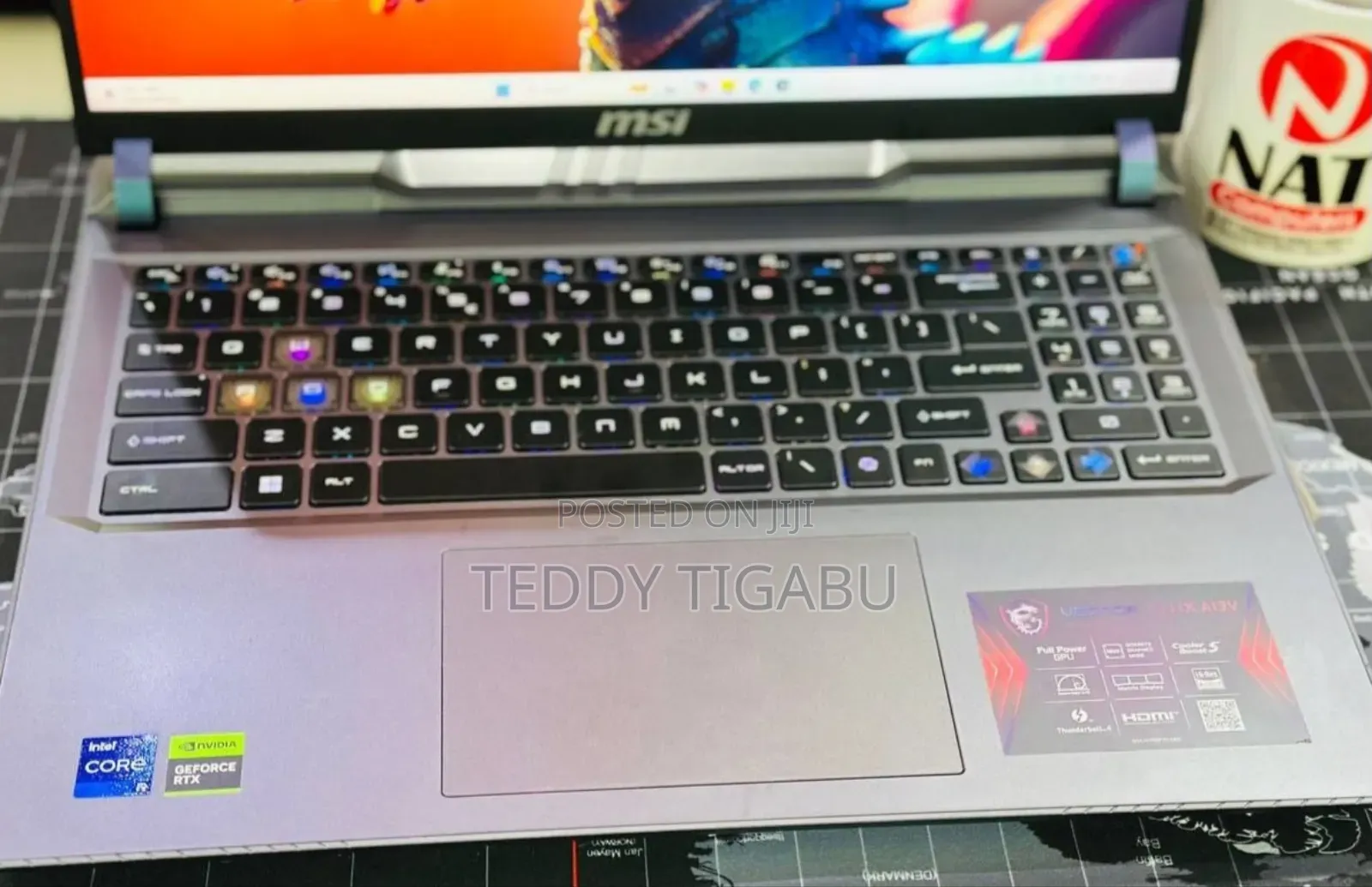 New Laptop MSI Vector 16 HX AI A2XWIG 16GB Intel Core i7 SSD 512GB