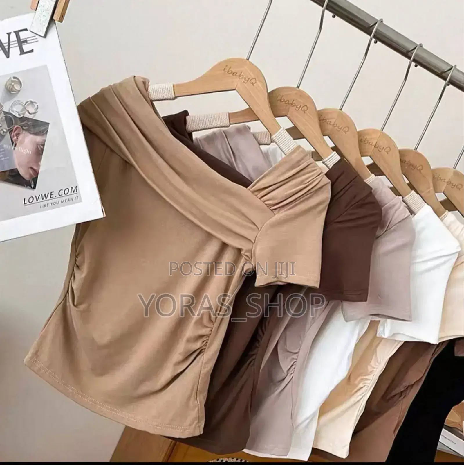 Off-the-Shoulder Top at Yoras_shop