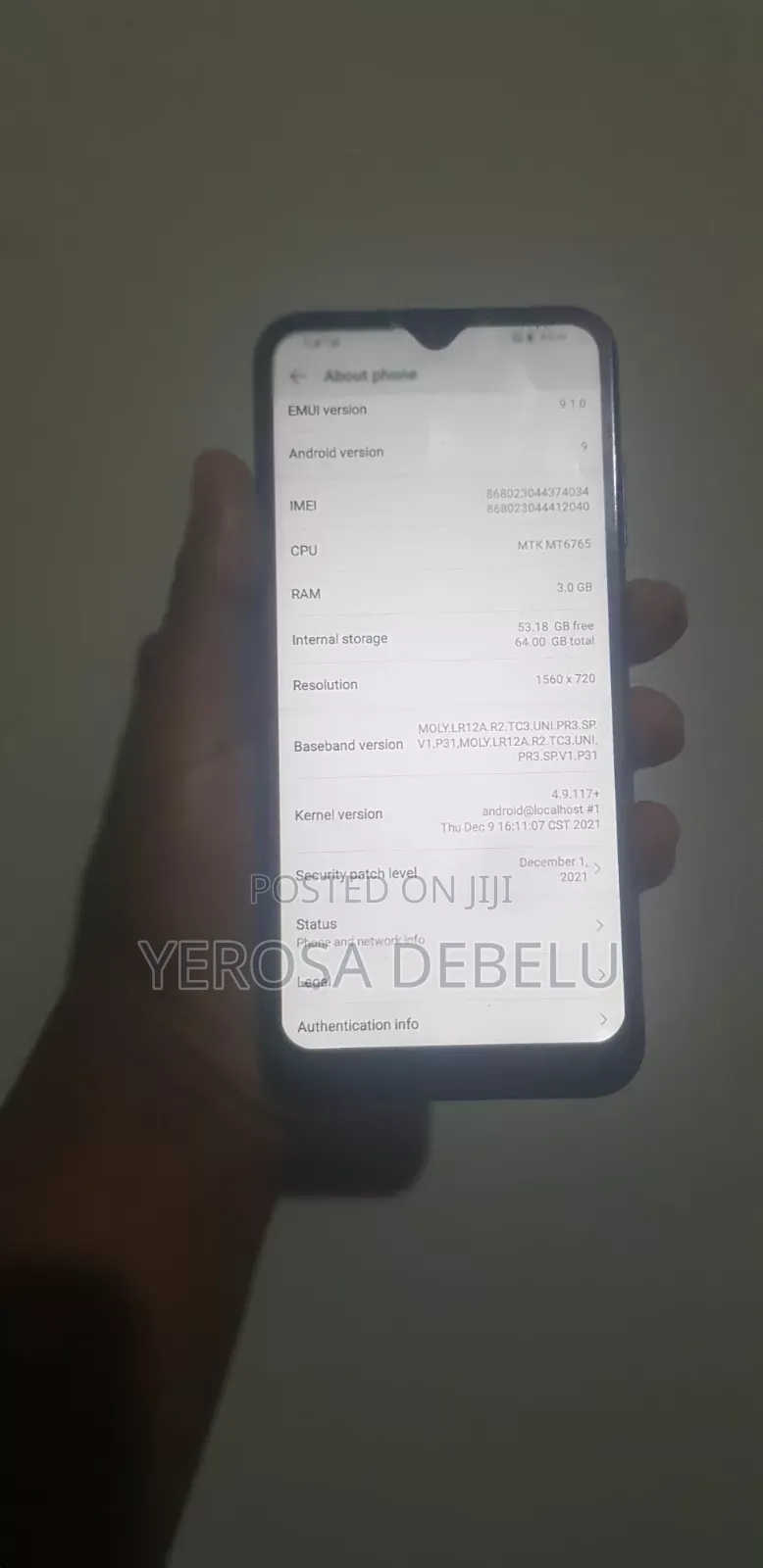 Huawei Y6s 64 GB Blue