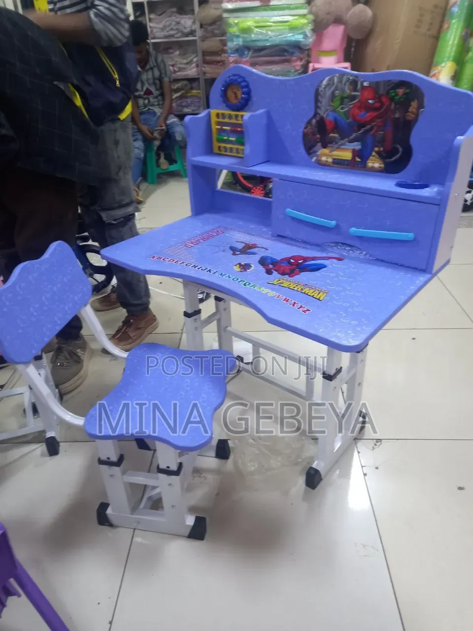 Cute Modern Kids Study Table + Chair Set
