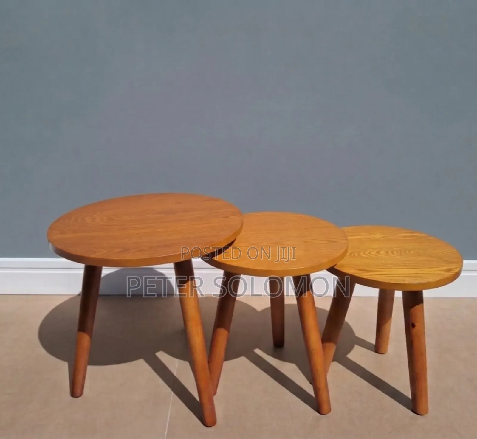 Wooden Patterned Coffee Table Sets