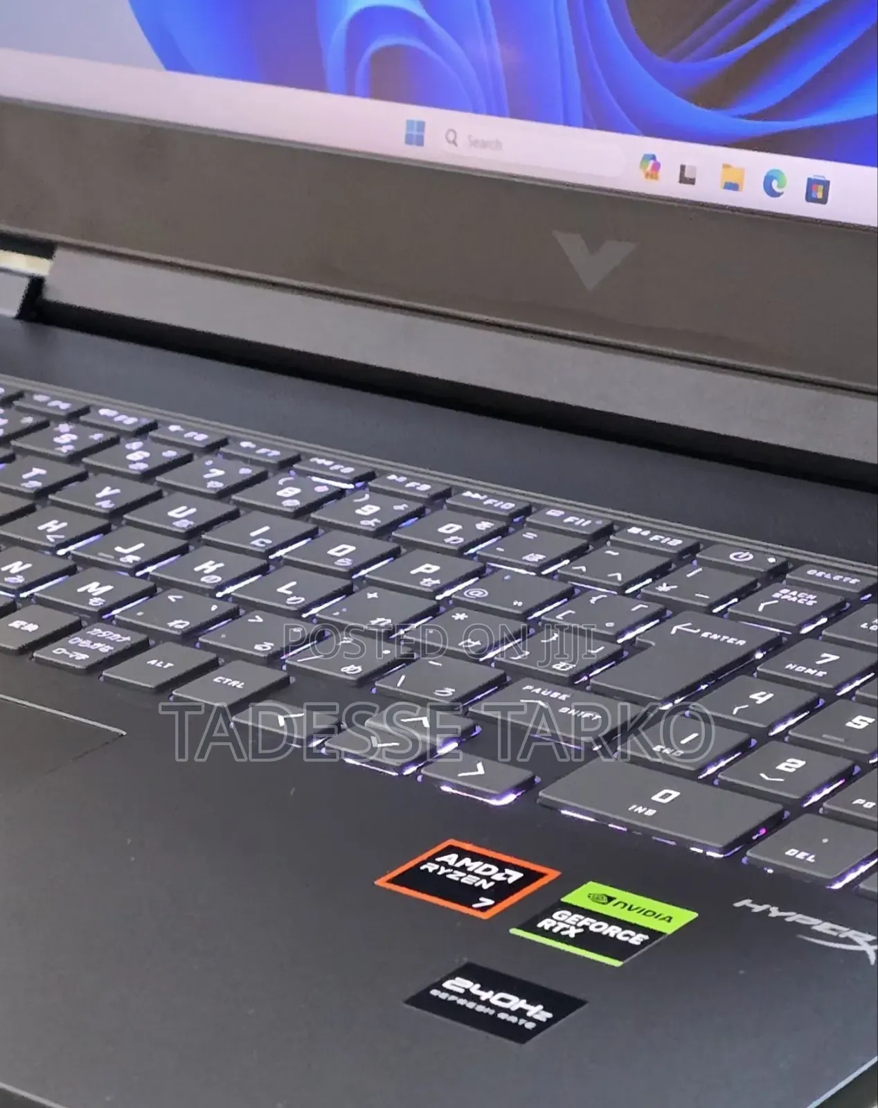 New Laptop HP Victus 16 16GB AMD Ryzen 7 SSD 1T