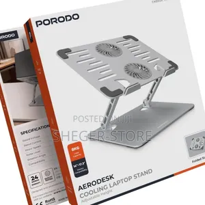 High Quality Porodo Aerodesk Cooling Laptop Stand Pro