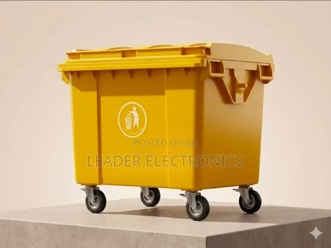 660 Liter Garbage Can – Heavy Duty Outdoor Waste Bin