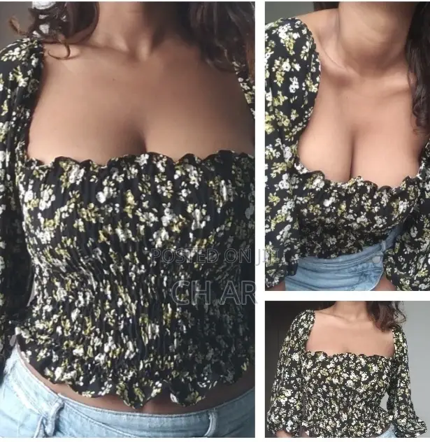 Top With Puffy Sleeve
