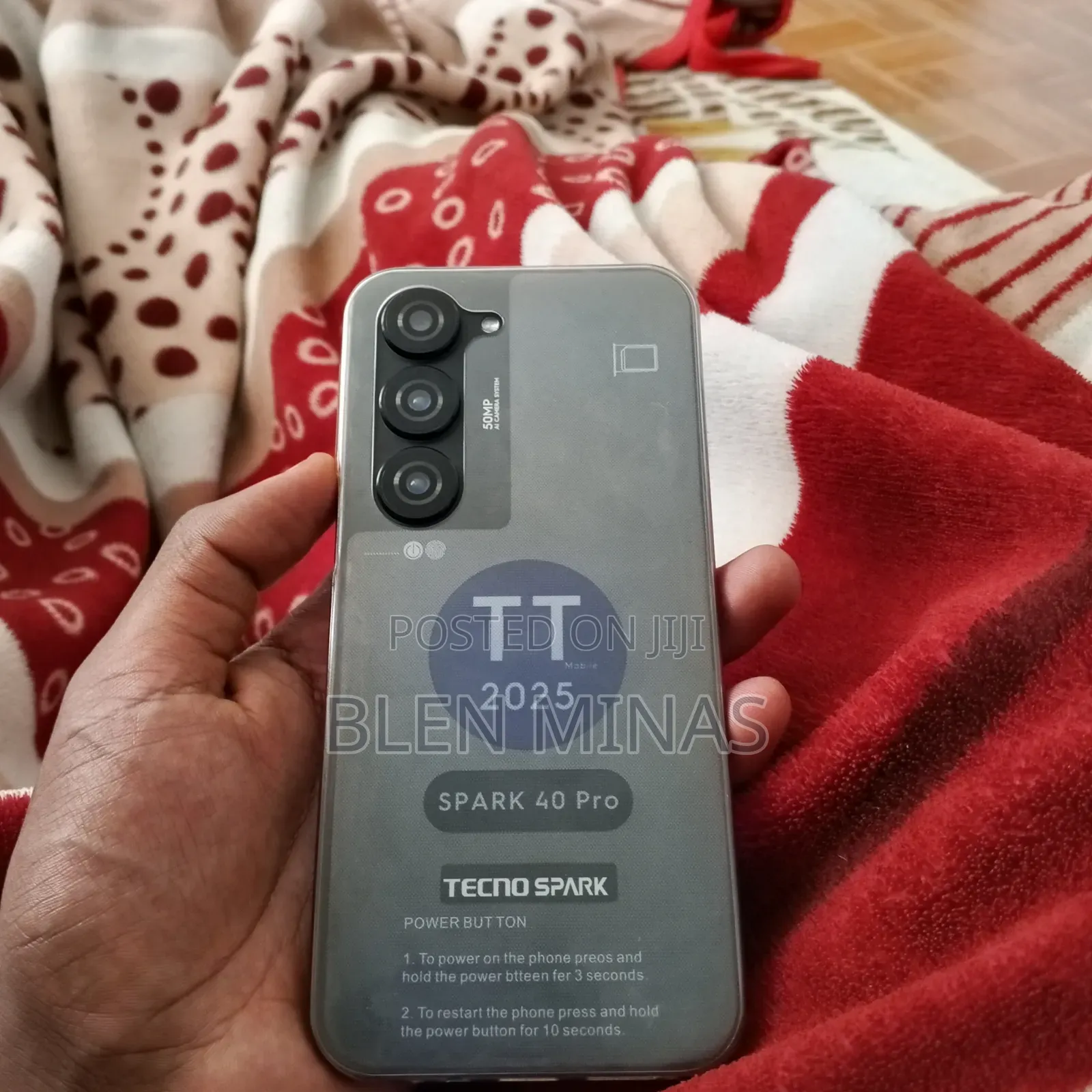 New Tecno Spark 40 128 GB Black